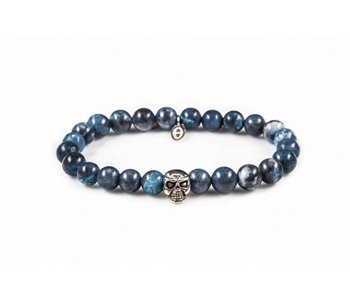 Karma Blue Waters Skull pulsera - unisex