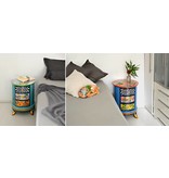 Toms Drag Rond ladenkastje of nachtkastje - top oranje