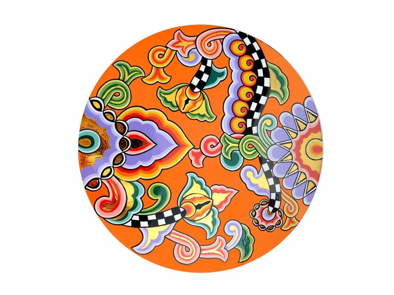 Toms Drag Rond ladenkastje of nachtkastje - top oranje