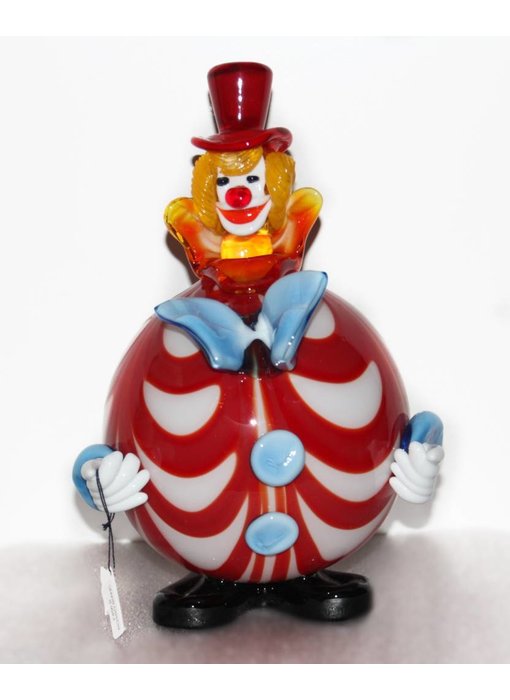 Vetri di Murano Murano clown rond - L