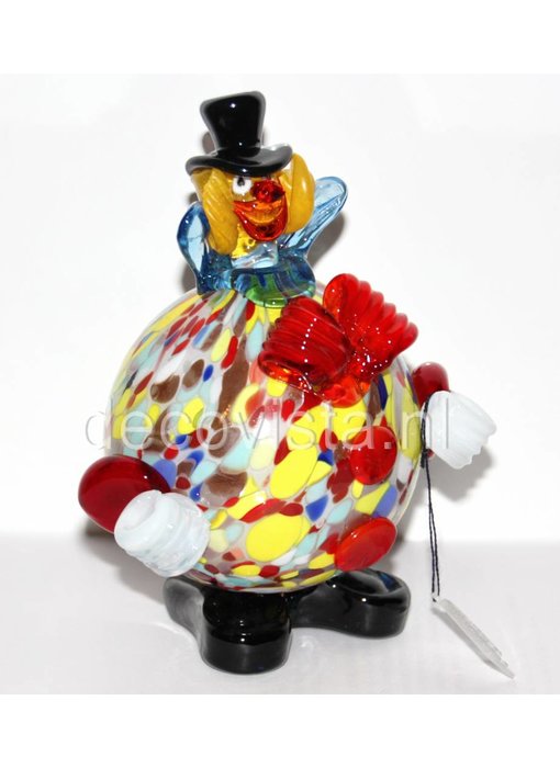 Vetri di Murano Clown rund - Murano-Glas