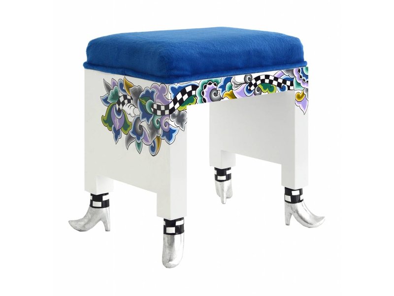 Toms Drag Stool, Silver Line