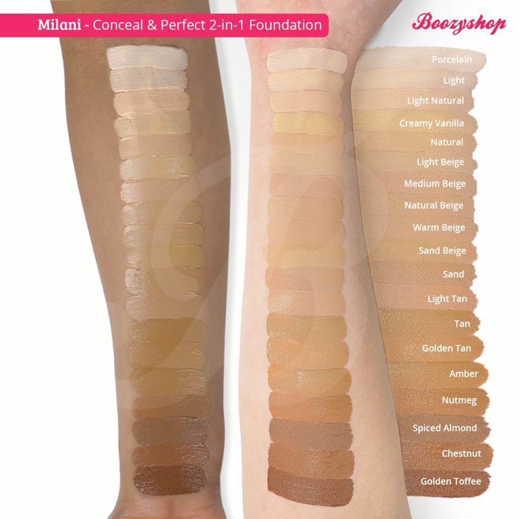 Swatches Milani Conceal And Perfect