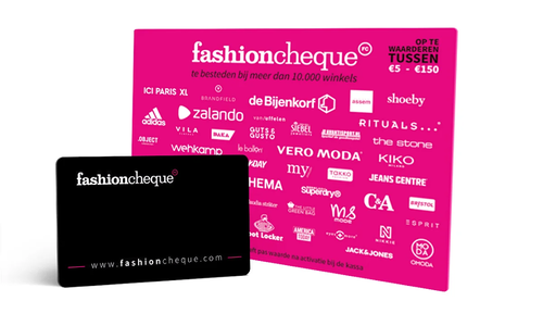 Fashioncheque inleveren bij Boozyshop