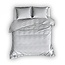 Cascina Colorini Dekbedovertrek Percale Divina Silver Wit