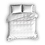 Cascina Colorini Dekbedovertrek Percale Divina Wit Rose