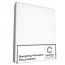 Cascina Colorini Hoeslaken Hoek 45cm Percale Wit