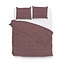 Zo! Home Dekbedovertrek Katoen Lino Wine Red