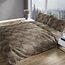 Romanette Dekbedovertrek Flanel Topic Taupe
