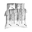 Romanette Dekbedovertrek Flanel Winterwood Grijs