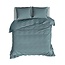 Satin d'Or Dekbedovertrek Satijn Satijnstreep Smoke Blue