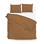 Zo! Home Dekbedovertrek Satijn Satinado Cognac Brown