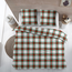 Cottons Dekbedovertrek Flanel Elena Groen