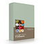 Romanette Hoeslaken Velours Saliegroen