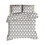 Romanette Dekbedovertrek Flanel Tolbiac Silver