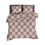 Romanette Dekbedovertrek Flanel Nevada Blauw/Terra