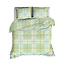 Romanette Dekbedovertrek Katoen Rubik Leek Green