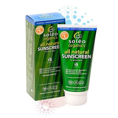 Soleo Organics Sunscreen SPF30 150g