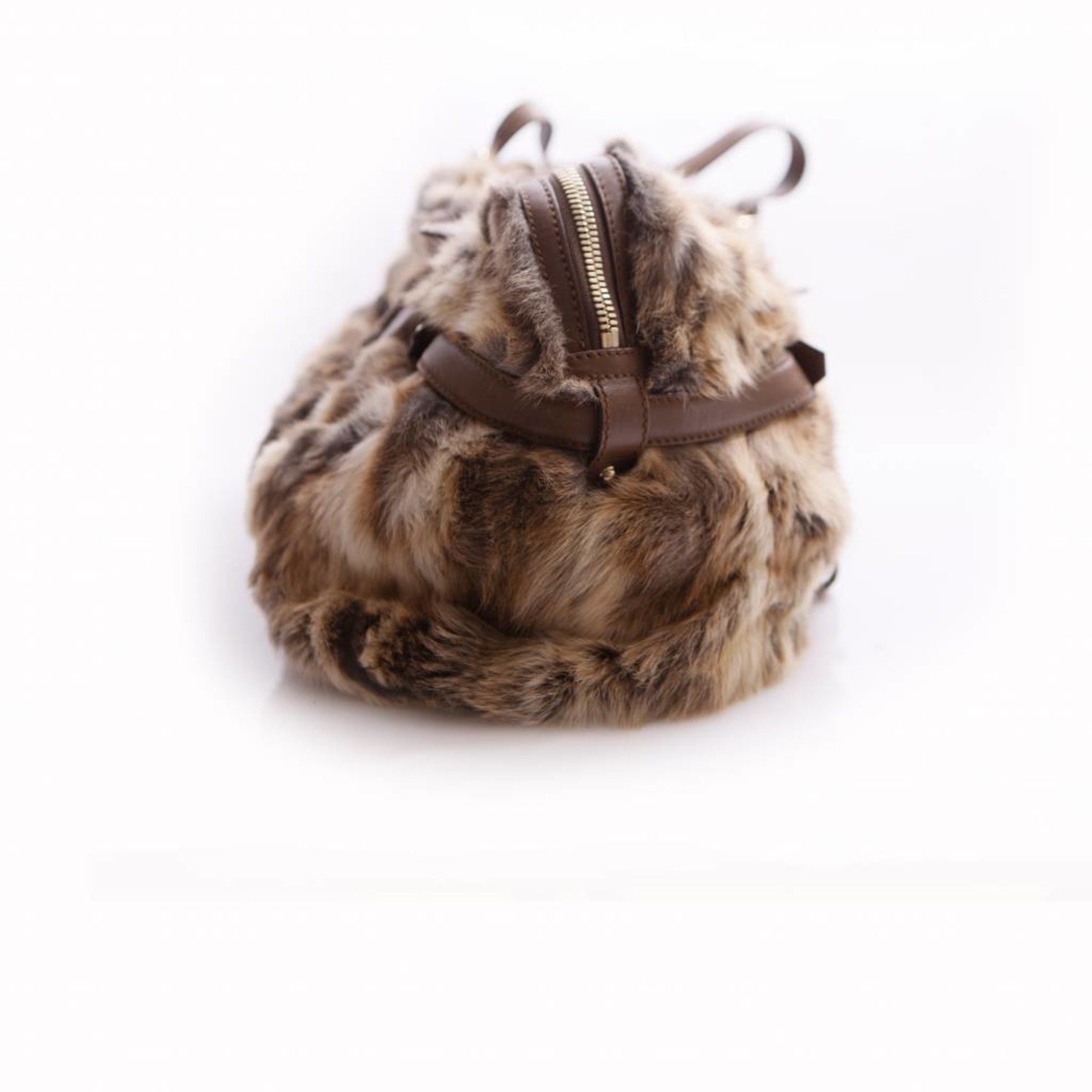 GUCCI Rabbit Fur 85th Anniversary Horsebit shoulder bag. - Unique