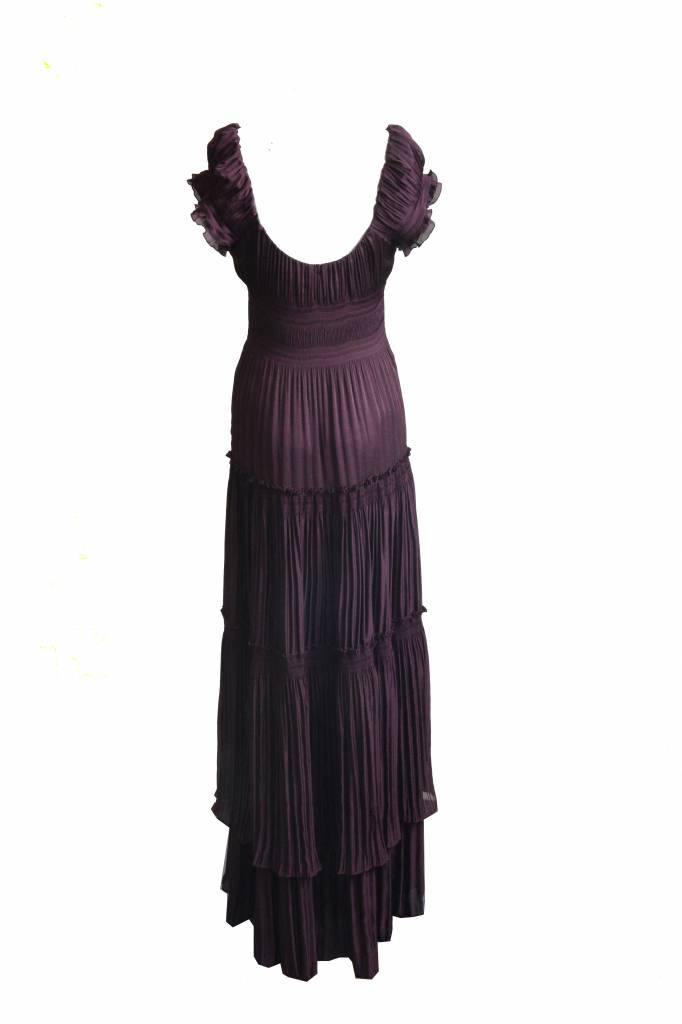 Diane VonFurstenberg Diane Von Furstenberg, purple silk dress in size ...