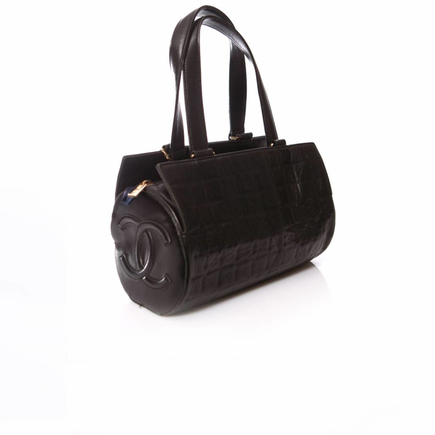 Chanel, Black cylinder bag. - Unique Designer Pieces