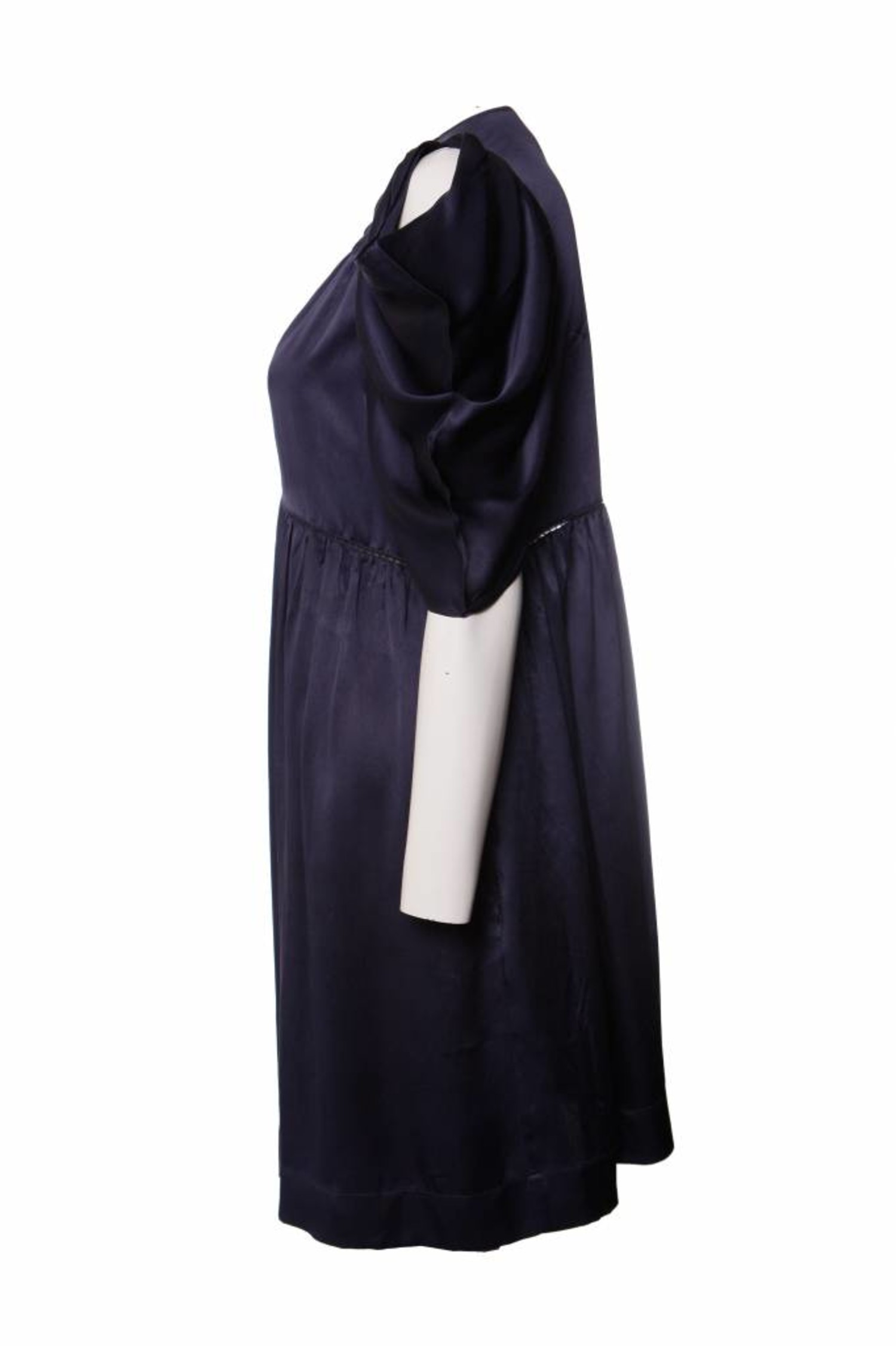 chloe blue silk dress Cobalt Wavy Halter Gown | Women's Clothing and Accessories