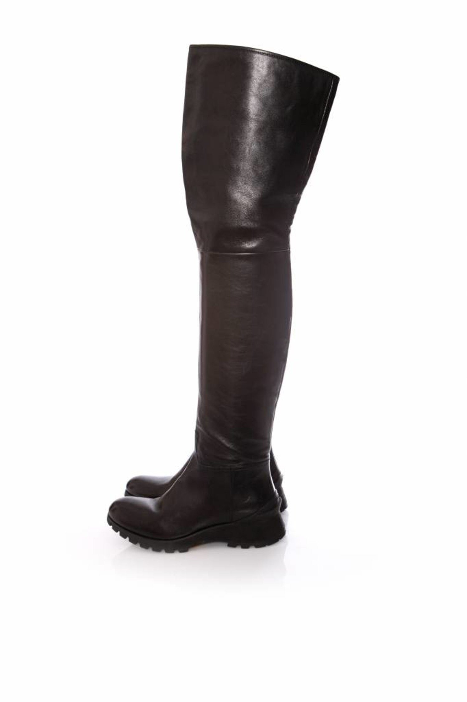 prada knee length boots