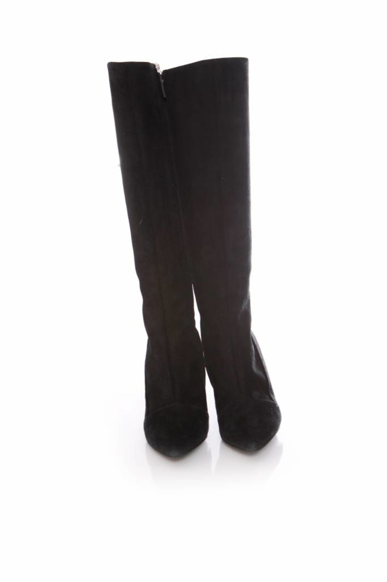 louis vuitton black knee high boots