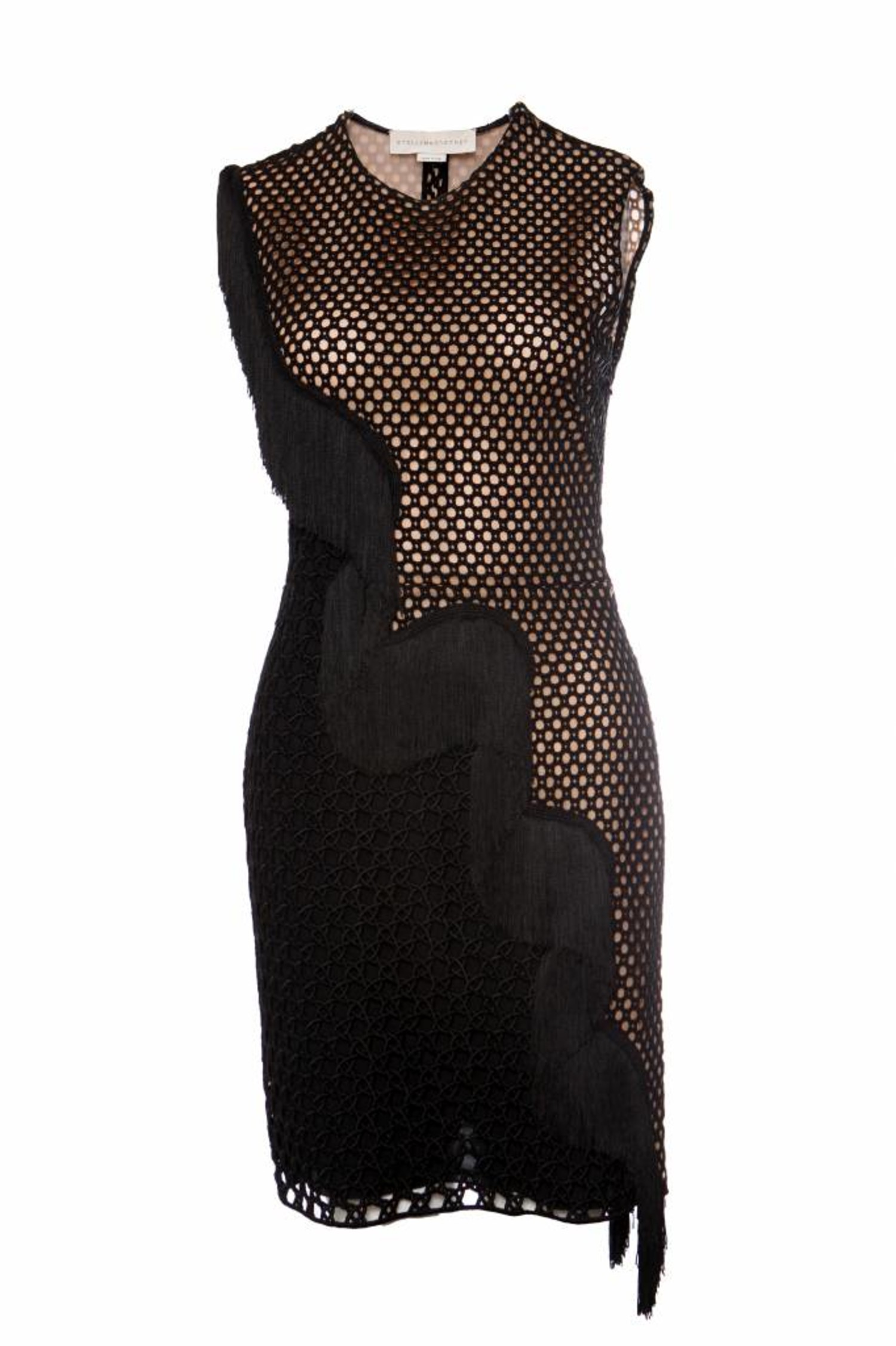 stella mccartney black dress Lorde Embellished Crepe Maxi Dress - Black main image 0
