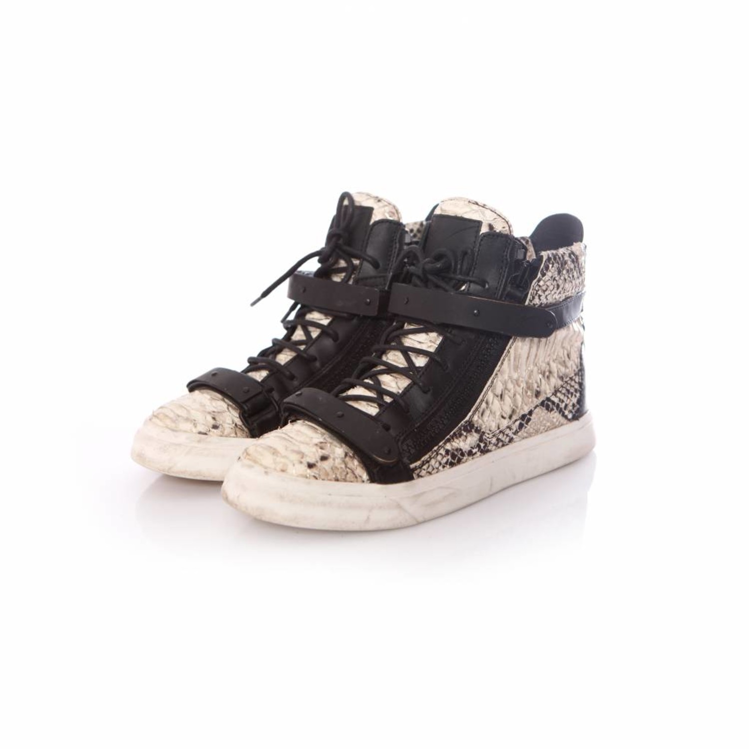 zanotti python sneakers