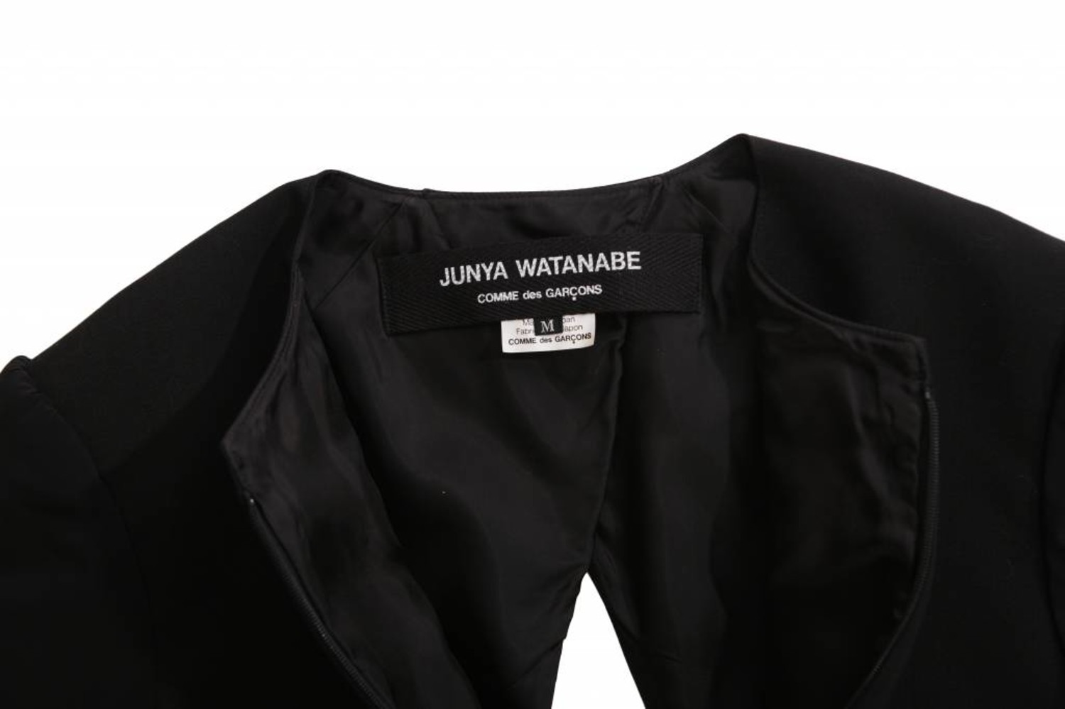 Junya Watanabe/Comme garçons, black dress with open back in M. - Unique Designer Pieces
