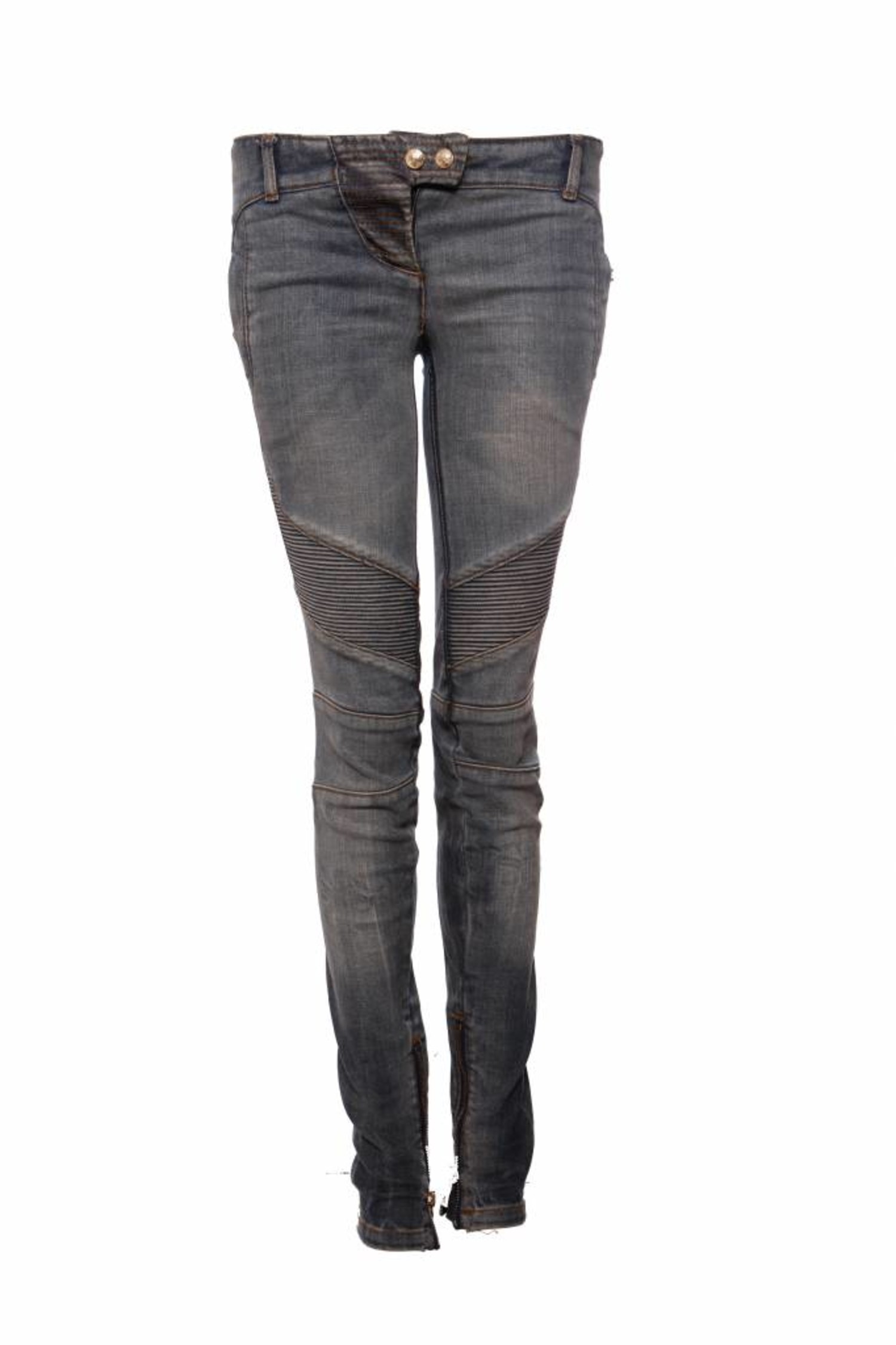 Men's Luxury Jeans - Black Jeans with washed effect Balmain