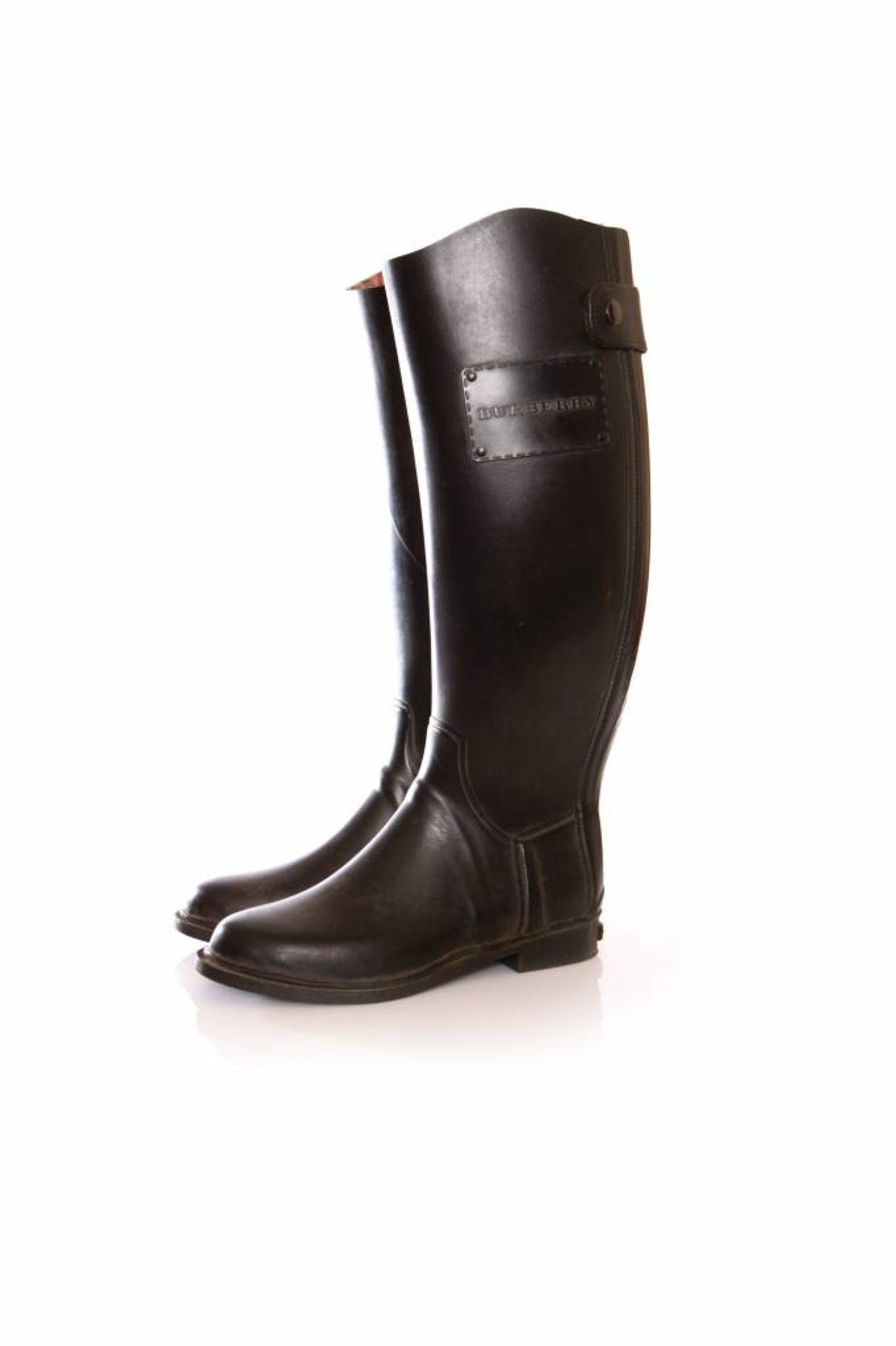 burberry black rain boots