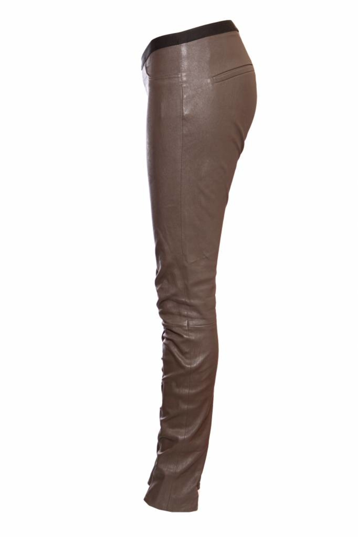 Helmut Lang, Kakhi leather trousers 