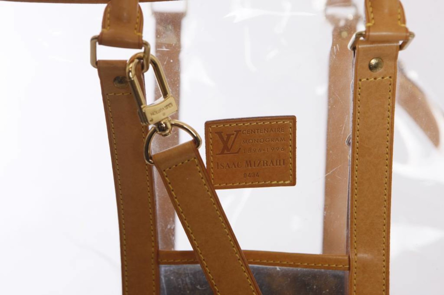 Louis Vuitton Runway 100th Anniversary Isaac Mizrahi 1996 Clear Tote Bag 18lu720s