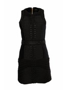 Balmain X H&M, Black velvet dress. - Unique Designer Pieces