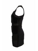 Balmain X H&M, Black velvet dress. - Unique Designer Pieces
