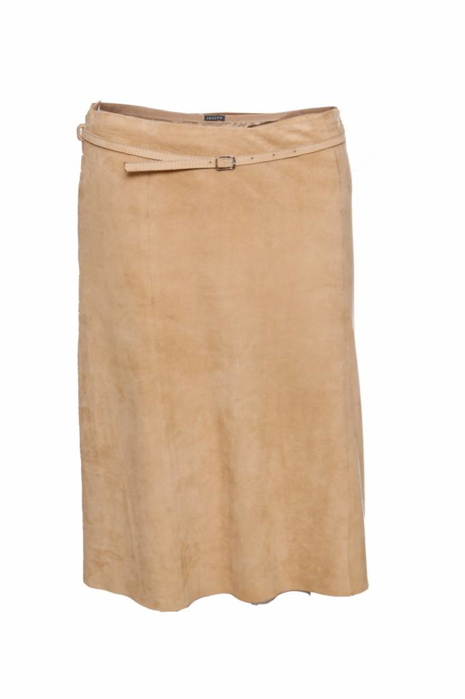 Joseph, camel colored suede skirt - Unique Designer Pieces