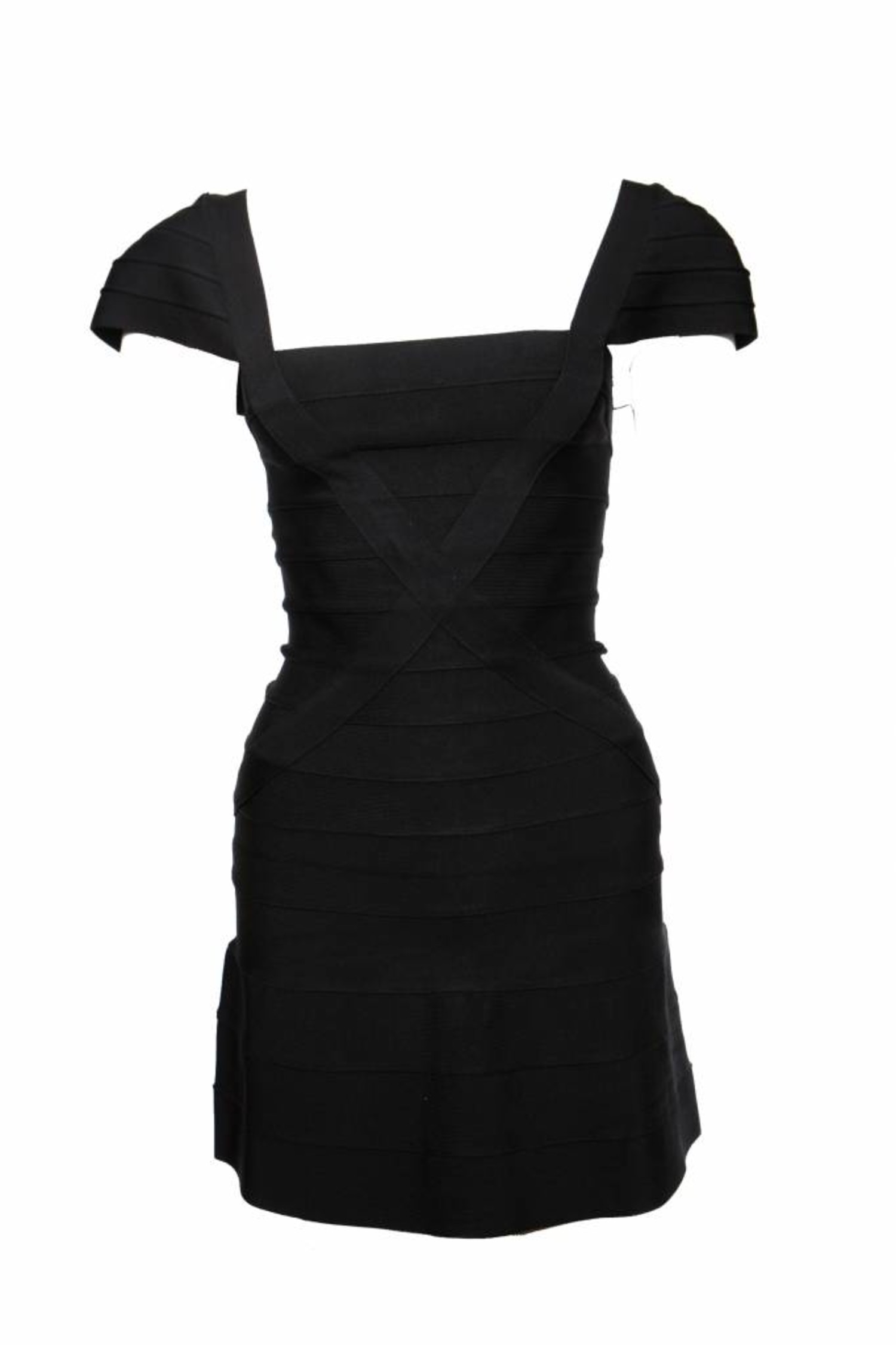 ze Aantrekkingskracht schoner Zwarte bodycon jurk in maat S. - Unique Designer Pieces