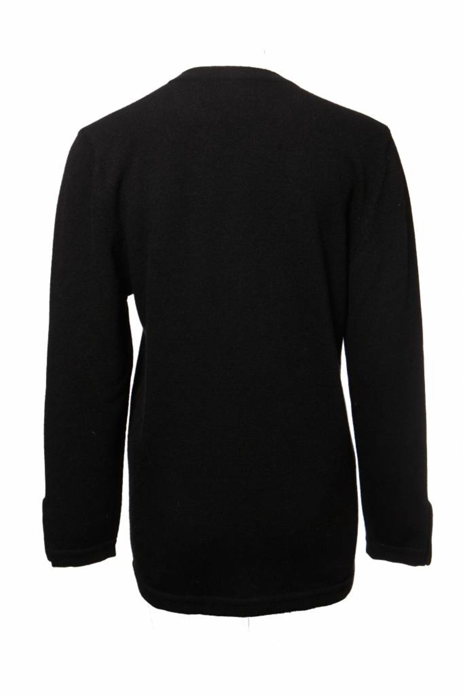 Chanel, black cashmere cardigan in size FR38/S. - Unique Designer