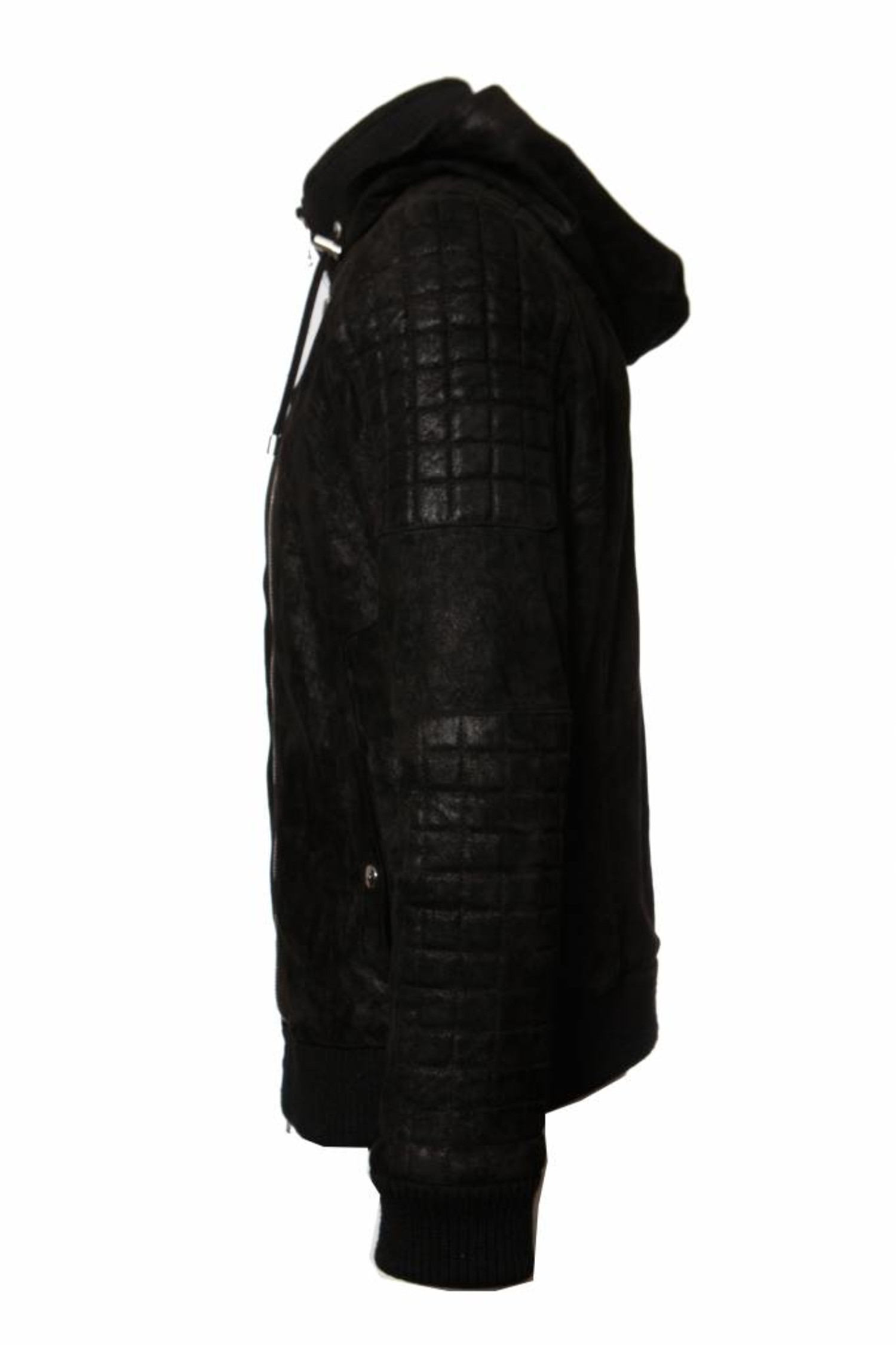 Balmain, hooded biker jacket - Unique Designer Pieces