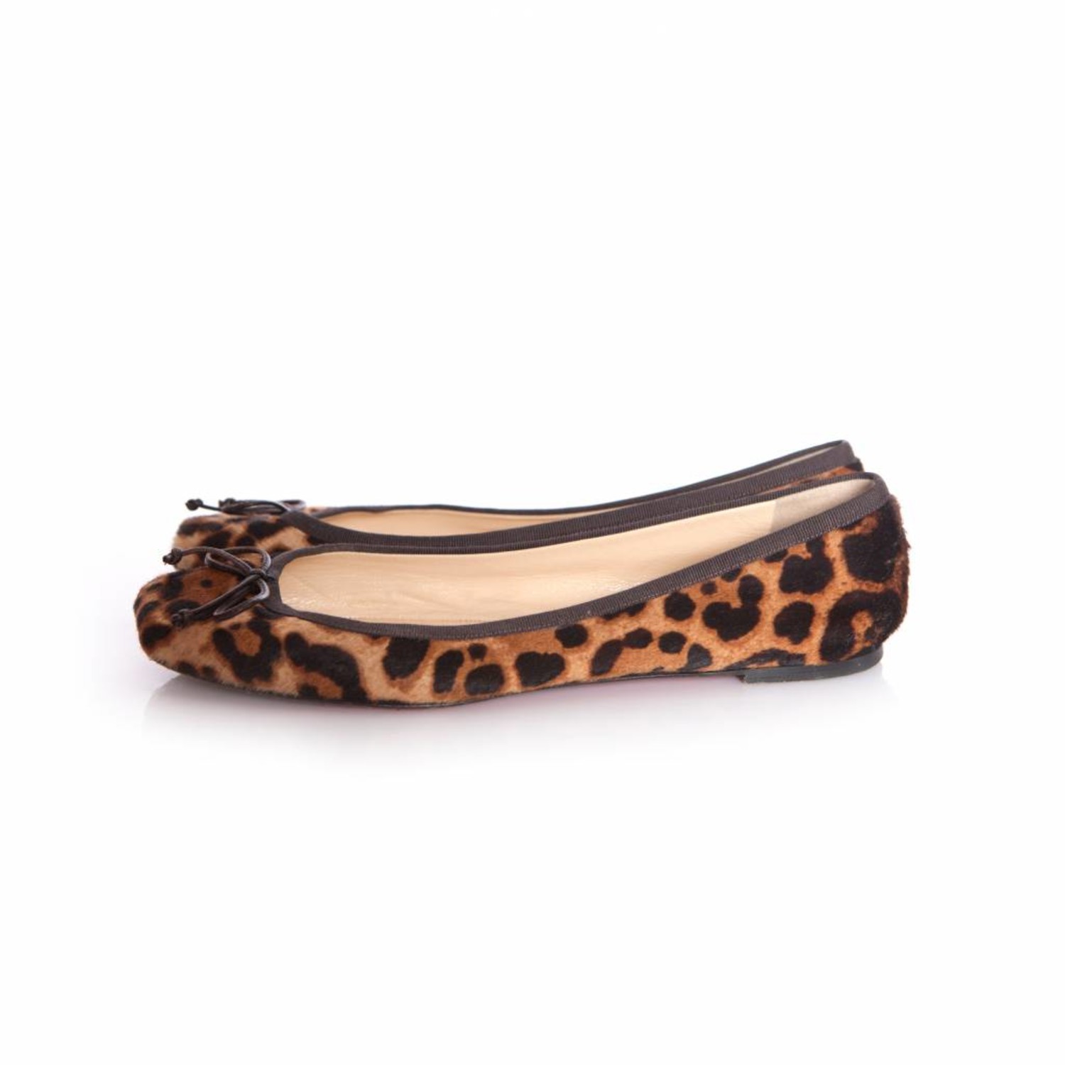 Christian Louboutin, leopard printed in size 39.5. - Unique