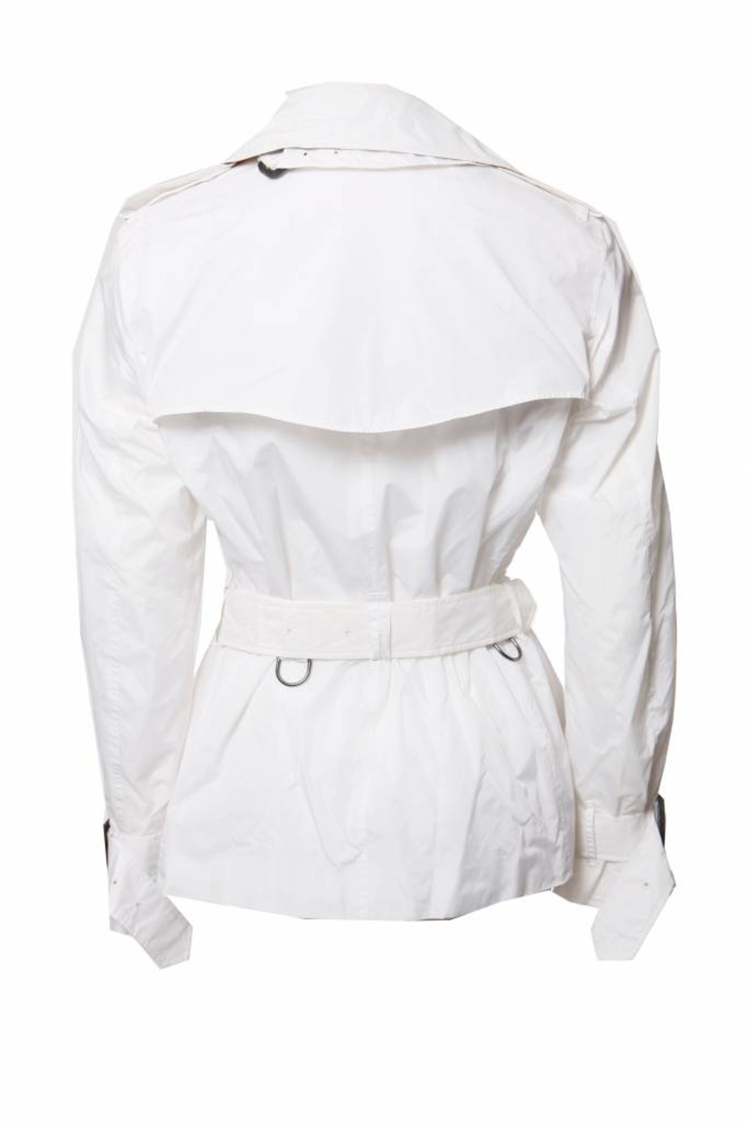 Burberry, White coloured wind jacket. - Unique Designer Pieces Burberry, White coloured wind jacket. - Unique Designer Pieces