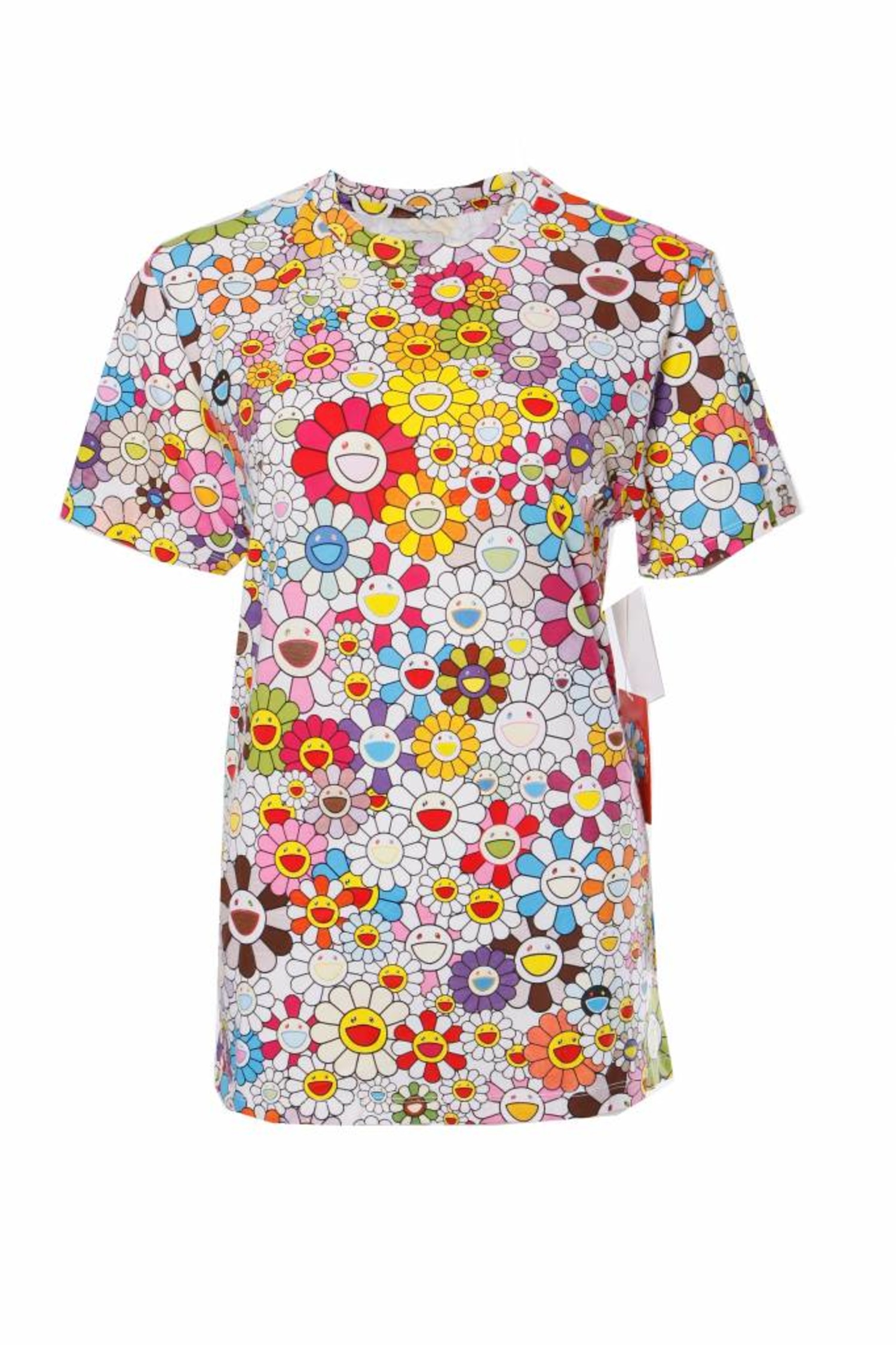 VAULT BY VANS X TAKASHI MURAKAMI, flower pattern crew neck T-shirt