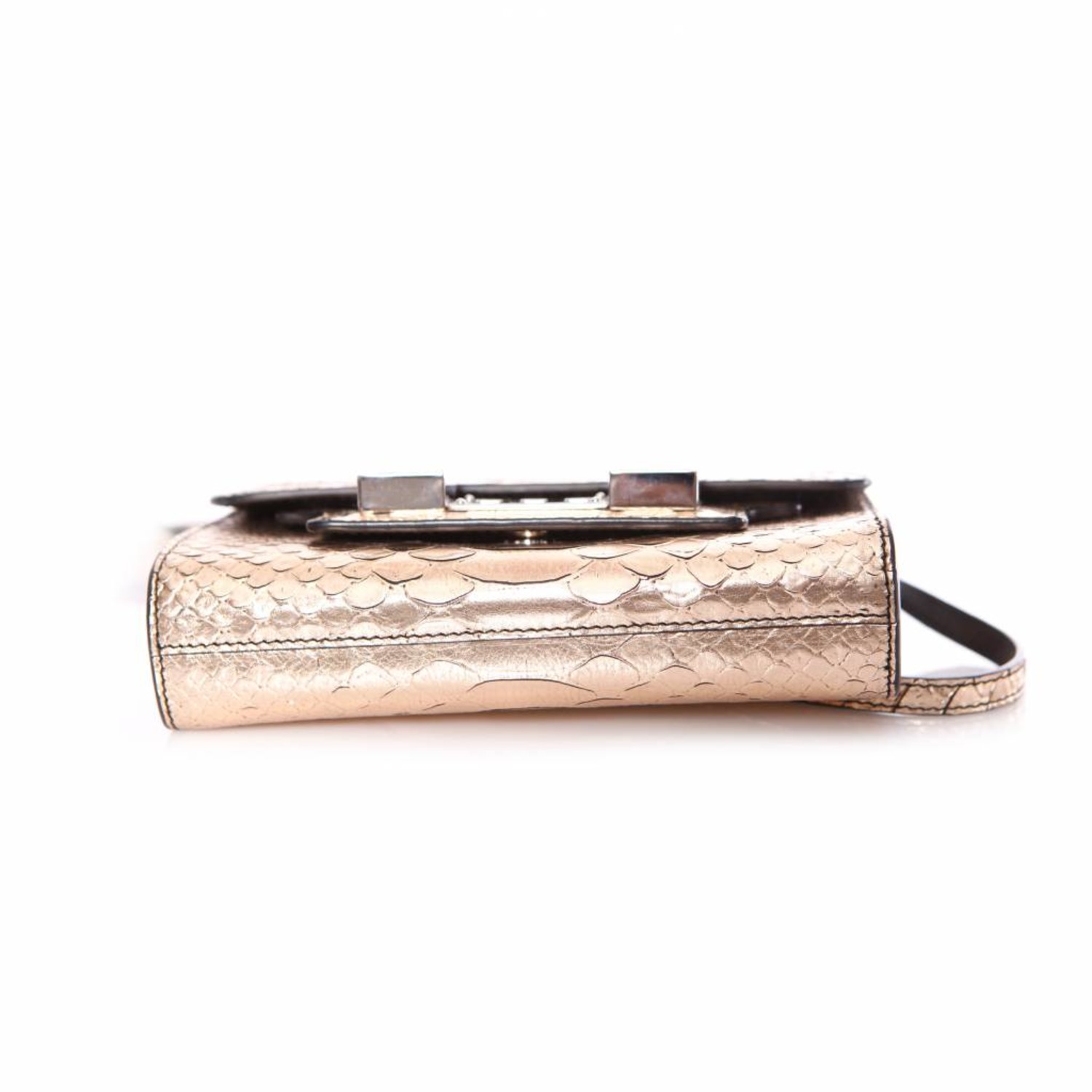 Proenza Schouler, Metallic Embossed Python PS11 Wallet with