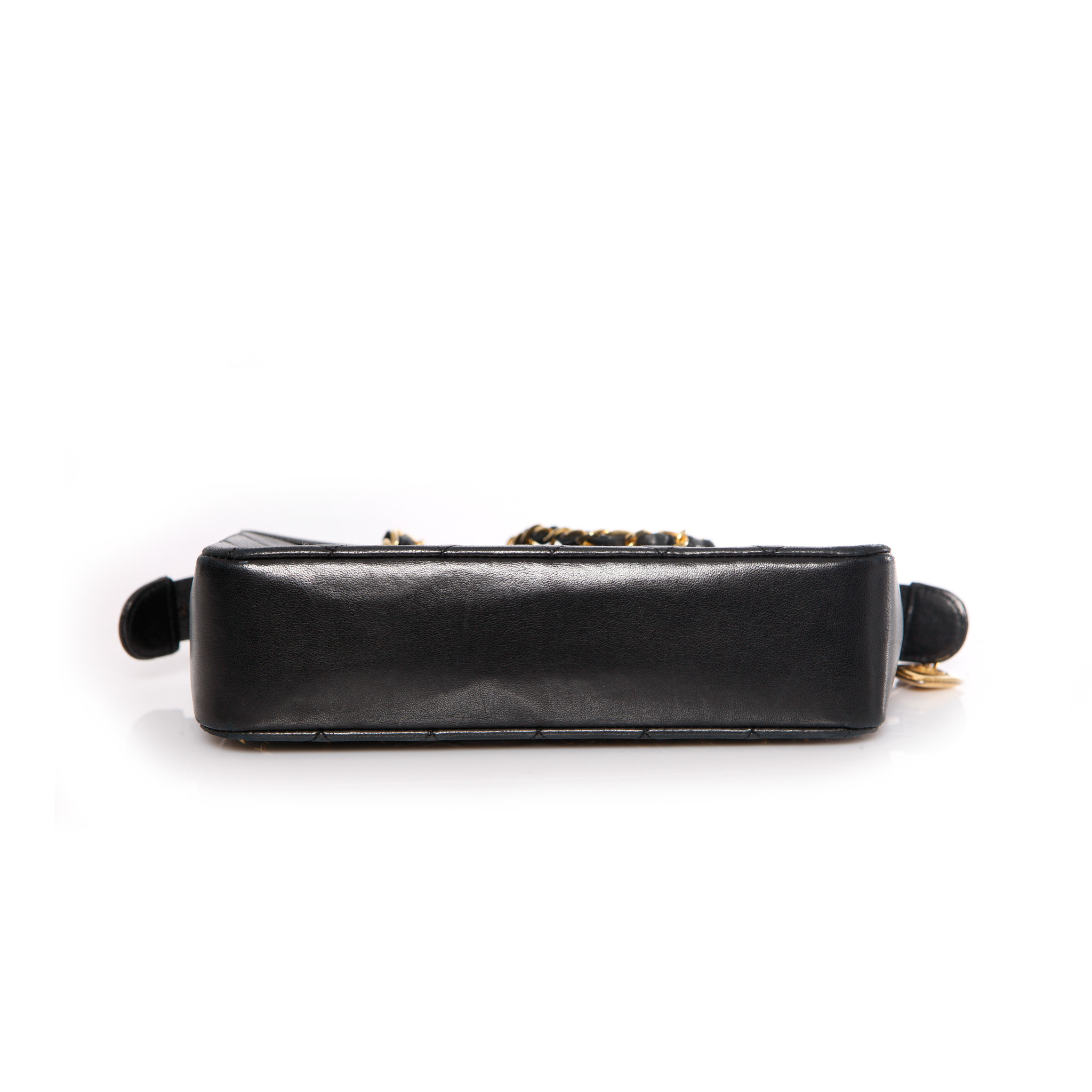 chanel mini black purse