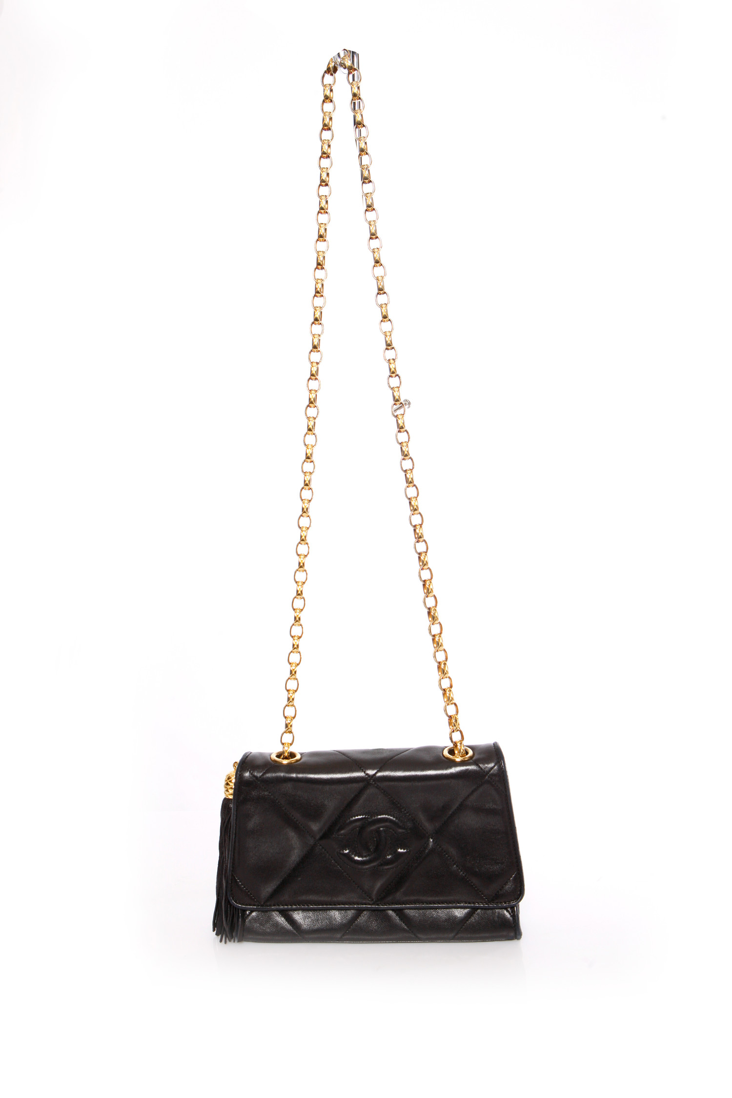 Bags | Spacious Black Purse With Gold Hardware | Poshmark