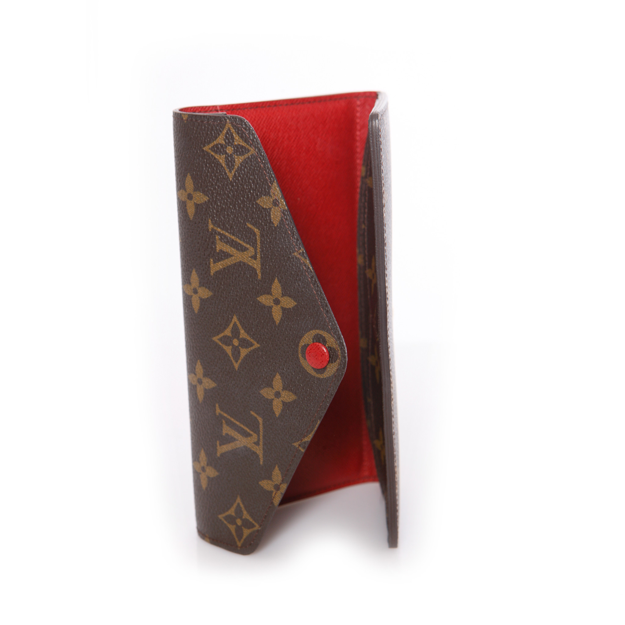 LOUIS VUITTON Josephine Monogram Long Wallet Red Brown (SP4121) - Reetzy