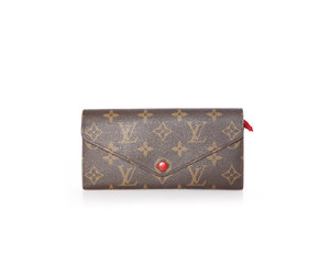 Louis Vuitton Red Josephine Wallet Beautiful Like New! With