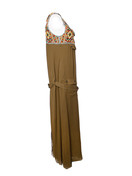Matthew Williamson, green dress with ethnic beadwork Matthew Williamson, green dress with ethnic beadwork